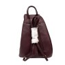 Nova Leathers Hot Chocolate Pyramid Backpack Reverse