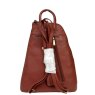 Nova Leathers Tan Pyramid Backpack Reverse