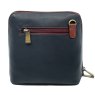 Nova Leathers Black Tan Small Dome Bag Reverse