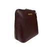 Nova Leathers Hot Chocolate Small Dome Bag Angled View