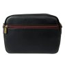 Nova Leathers Black Tan Camera Bag Reverse