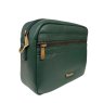 Nova Leathers Bottle Green Camera Bag Angled View