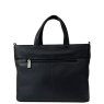 Nova Leathers Black Medium Square Grab Bag Reverse