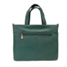 Nova Leathers Bottle Green Medium Square Grab Bag Reverse