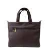 Nova Leathers Hot Chocolate Medium Square Grab Bag Reverse
