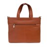 Nova Leathers Toffee Brown Medium Square Grab Bag Reverse