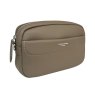 David Jones Warm Grey Sand Small Camera Bag Angled View