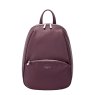 David Jones Dark Bordeaux Rounded Backpack