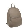 David Jones Warm Grey Sand Rounded Backpack Angled View