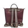 David Jones Windsor Wine Tab Over Backpack Reverse