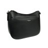 David Jones Black Simple Shoulder Bag Angled View