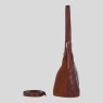 Ashwood Leather Tan Suede Leather Shoulder Bag Side View