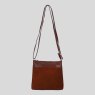 Ashwood Leather Crossbody Bag Tan Suede