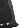 Ashwood Leather Suede & Leather Black Gloves Detail