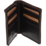 Ashwood Leather RFID Classic 8 Card Bill Fold Wallet Brown open