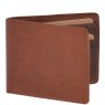 Ashwood Leather RFID Classic 8 Card Bill Fold Wallet Chestnut
