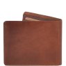 Ashwood Leather RFID Classic 8 Card Bill Fold Wallet Chestnut Reverse