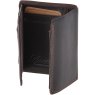 Ashwood Leather RFID 4 Card & Coin Bill Fold Wallet Brown Open