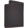Ashwood Leather RFID 8 Card Holder & Bill Fold Wallet Brown Reverse