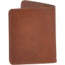 Ashwood Leather RFID 8 Card Holder & Bill Fold Wallet Chestnut Reverse