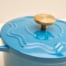 Judge Cast Iron 20cm Casserole Blue Lid
