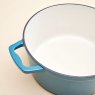 Judge Cast Iron 26cm Casserole Blue Interior
