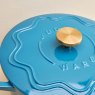 Judge Cast Iron 26cm Casserole Blue Lid