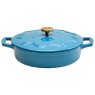 Judge Cast Iron 28cm Shallow Casserole Blue