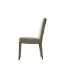 Aldiss Own Rex Dining Chair Pair in Cement Linen