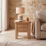 Aldiss Own Hamilton Oak Lamp Table
