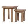 Aldiss Own Hamilton Oak Nest of 2 Tables