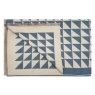 A&B A & B Contrast Colour Triangles Reversible Scarf Assorted