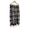 A&B A & B Multi Pattern Scarf with Tassels Assorted