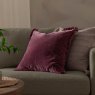 Yard Bertie Cushion Burnt Red Lifestyle