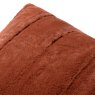 Paoletti Empress Cushion Rust Fabric Detail