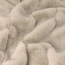 Paoletti Empress Throw Oatmeal Fabric Detail