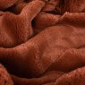 Paoletti Empress Throw Rust Fabric Detail