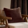 Yard Heath Washed Velvet Cushion Espresso Brown Lifestyle