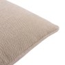 Yard Heath Washed Velvet Cushion Linen Edge Detail