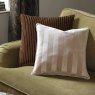 Paoletti Regency Stripe Cushion Grey Lifestyle