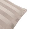 Paoletti Regency Stripe Cushion Grey Edge Detail