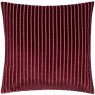 Paoletti Savoy Stripe Cushion Burgundy