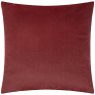 Paoletti Savoy Stripe Cushion Burgundy Reverse