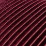 Paoletti Savoy Stripe Cushion Burgundy Fabric Detail