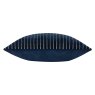 Paoletti Savoy Stripe Cushion Navy Side View