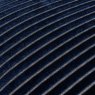 Paoletti Savoy Stripe Cushion Navy Fabric Detail