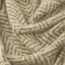 Furn Tweedie Throw Green Fabric Detail