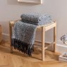 Furn Weaver Throw Navy Lifestyle