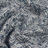 Furn Weaver Throw Navy Fabric Detail