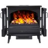 Dimplex Fortrose 3-Sided Optimyst Stove Open Doors